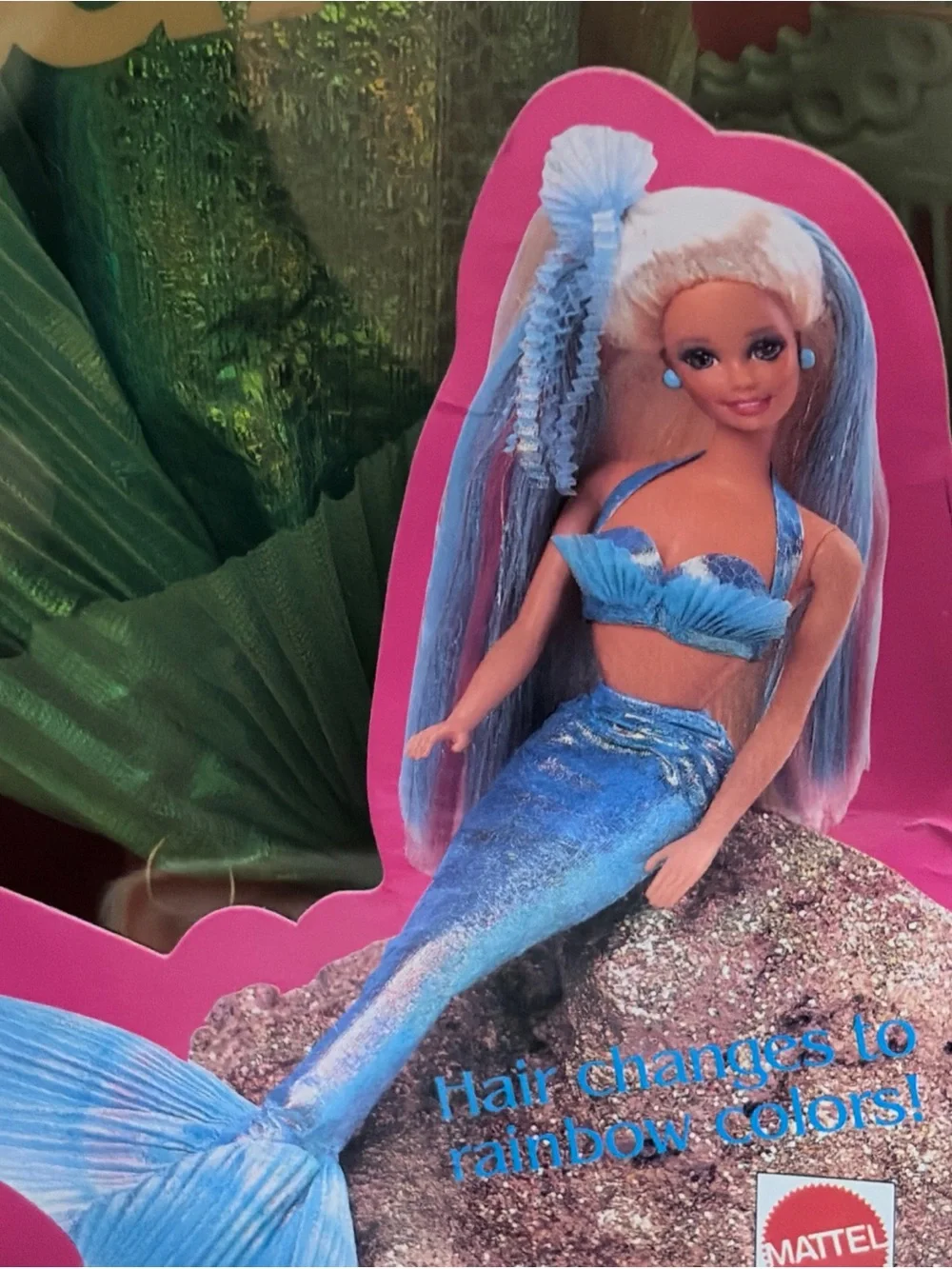 Barbie Mermaid First Edition Mattel Vintage 90's #1434 Changing Color Hair